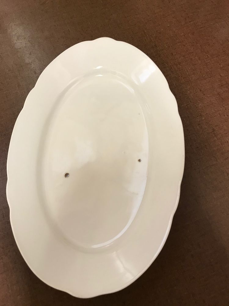 Plat ovale Fa�ence Schumann Arzberg 6 Strasbourg (67)