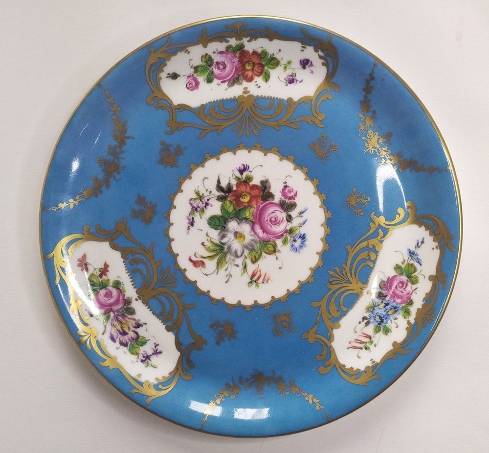 Plat En Porcelaine Peinte De Limoges 255 Metz (57)