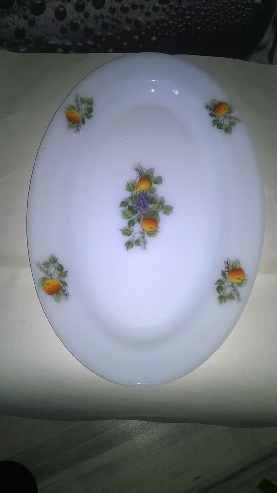 Plat service ovale 
Arcopal
1970
Quasi neuf
36 cm de lon 14 Talange (57)