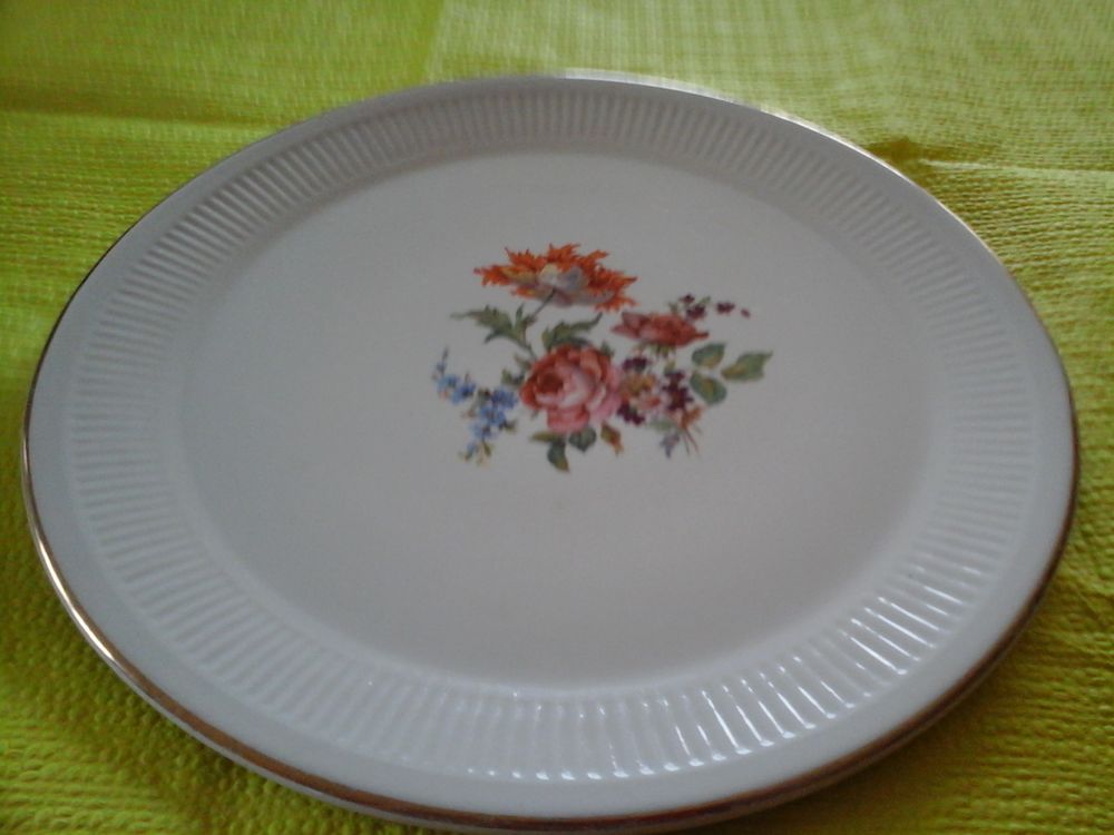 PLAT A TARTE GIEN MOTIF FLEURI 9 Roost-Warendin (59)
