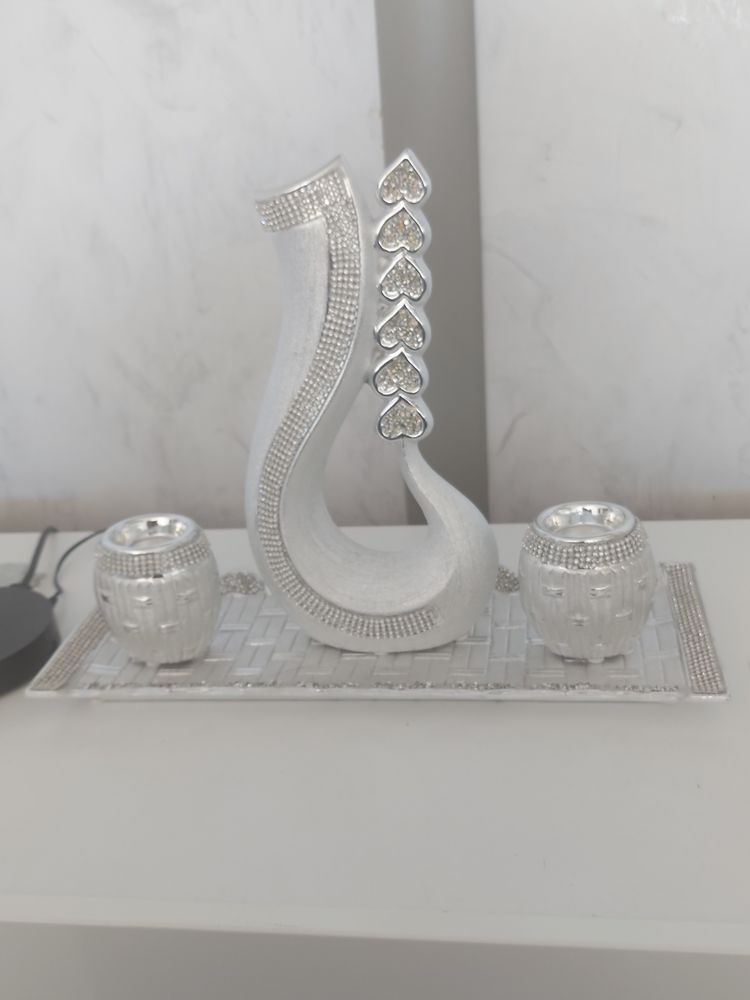 Plateau avec 2 photophores et une d�co 20 Annemasse (74)