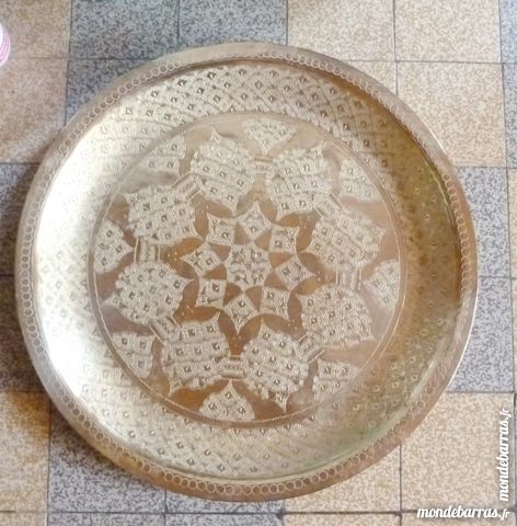 Plateau en cuivre jaune �pais 10 Perceneige (89)