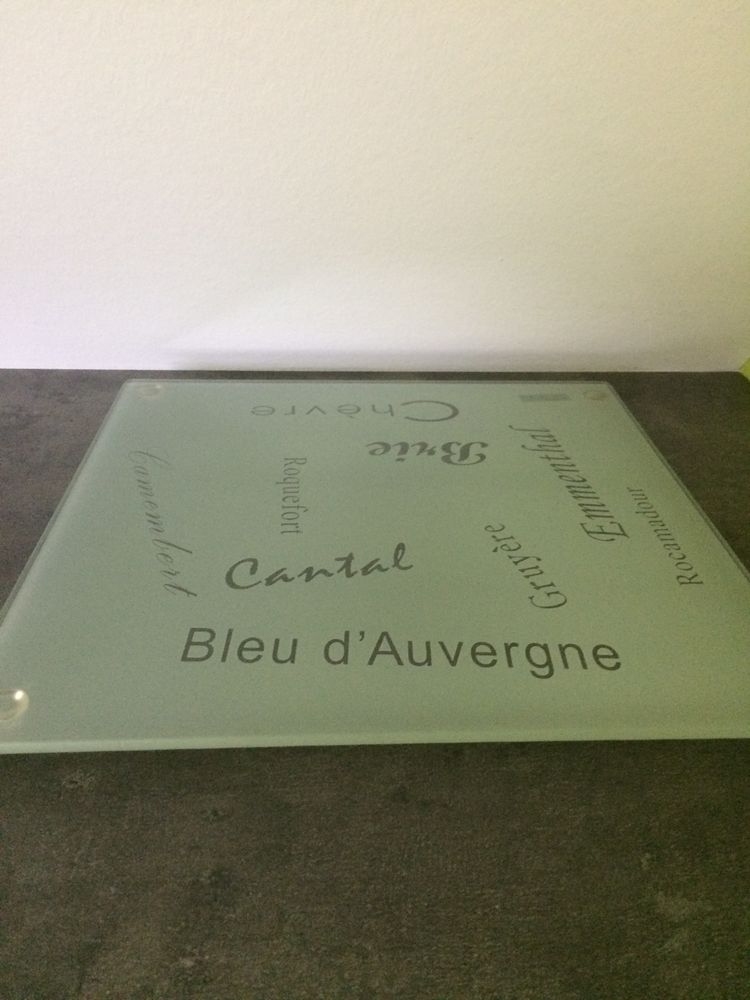 PLATEAU A FROMAGE EN VERRE SABLE DESIGN NEUF 15 Obernai (67)