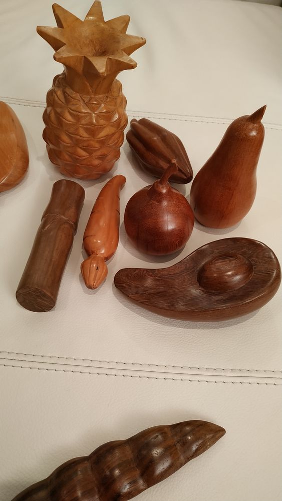 Plateau de fruits en bois exotique du Gabon 250 Cagnes-sur-Mer (06)