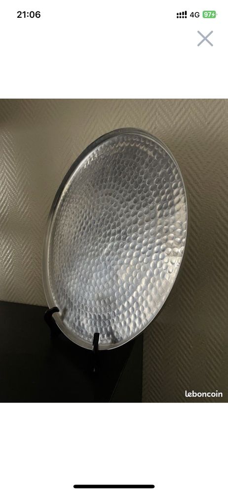 plateau de service en aluminium 15 Paris 20 (75)