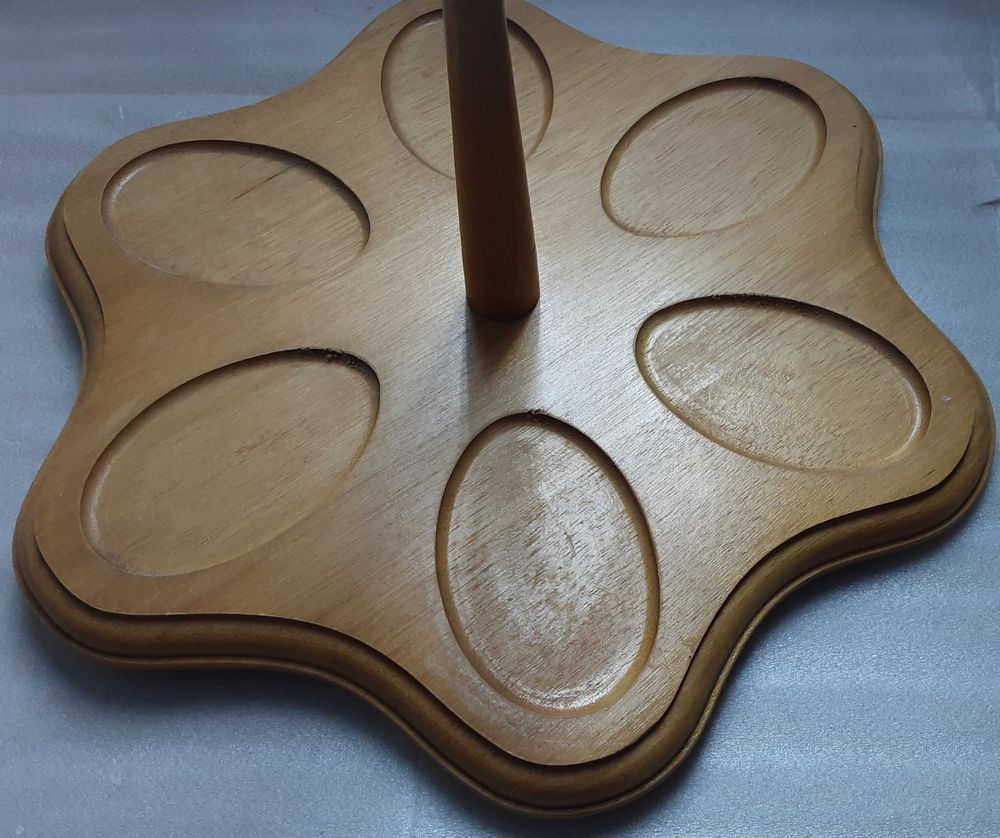 plateau de service en bois clair vernis 5 Pontoise (95)