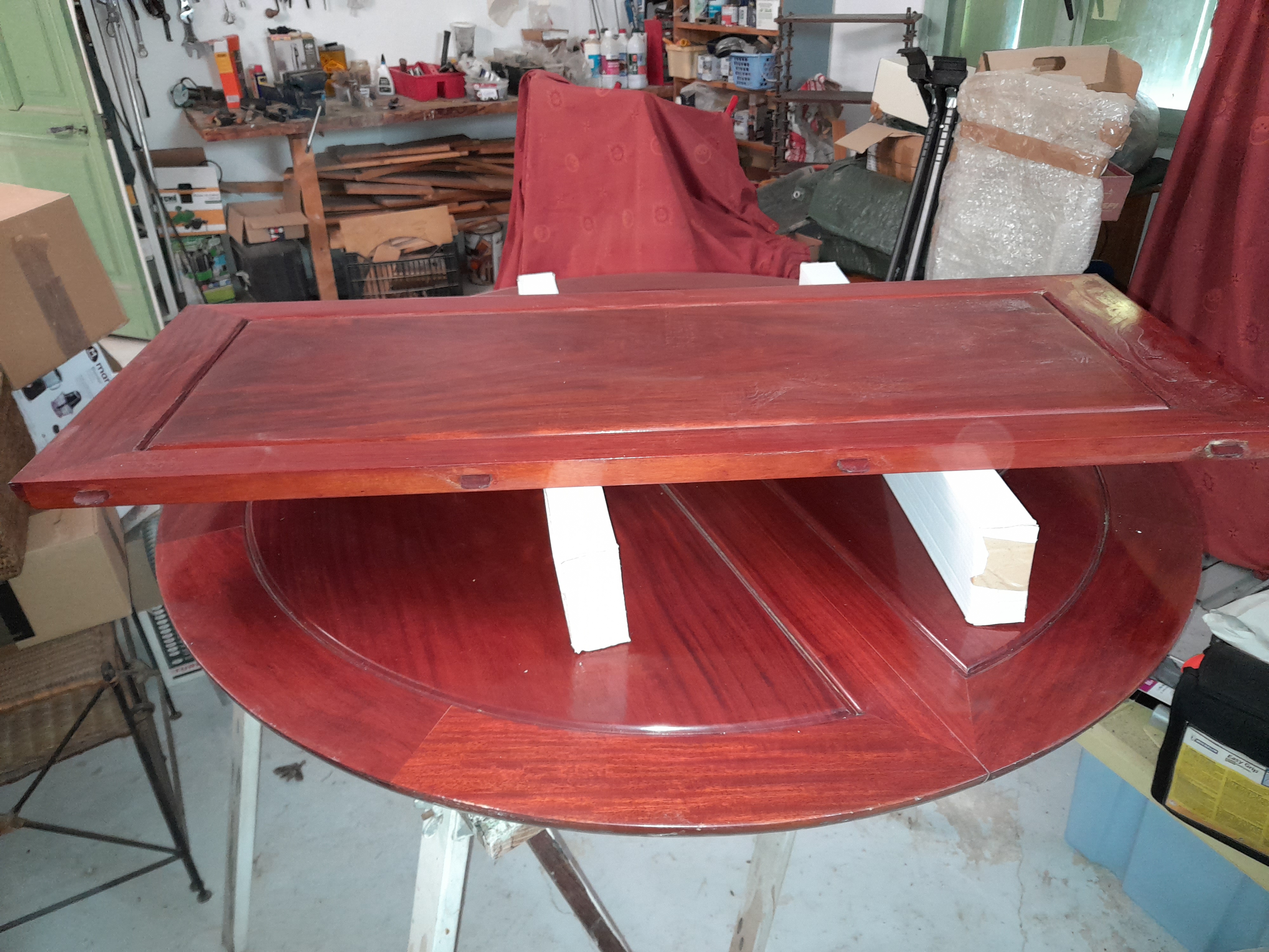 Plateau de table en acajou 150 Falicon (06)