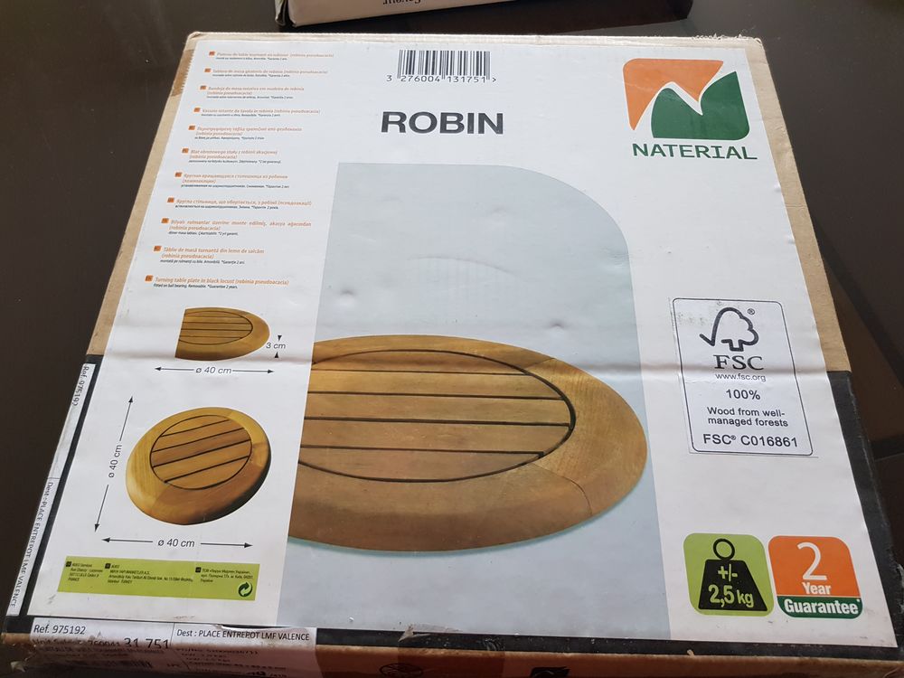 PLATEAU   TOURNANT/STABLE    BOIS /  NEUF 39 Bonneville (74)