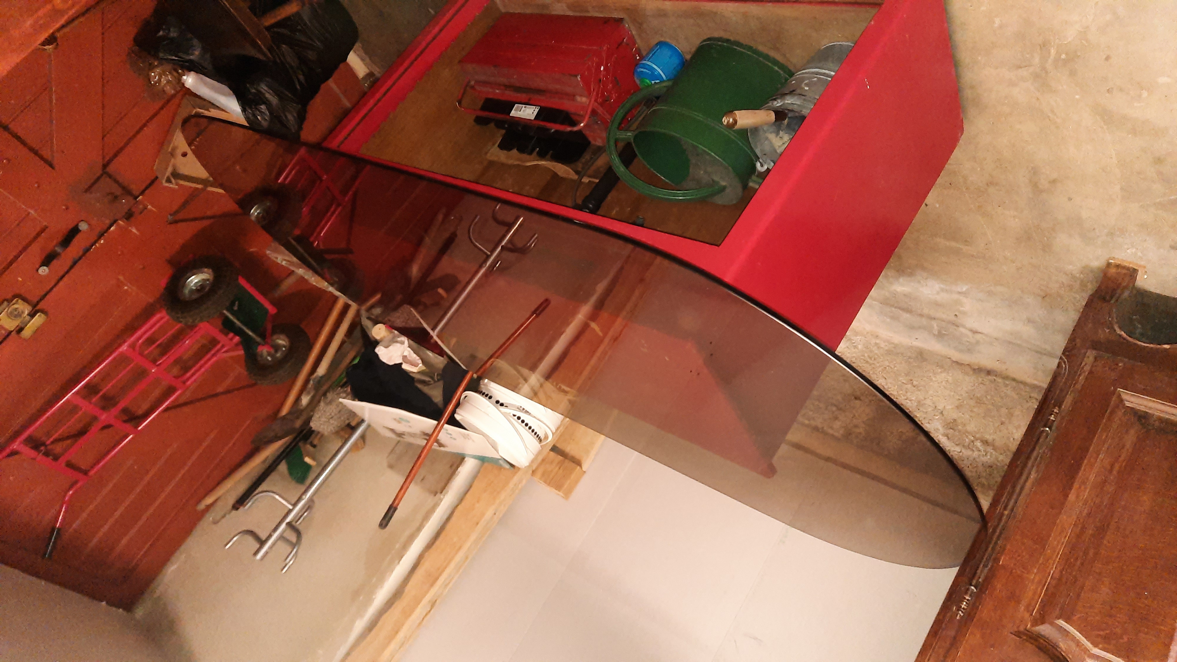 Plateau de verre tremp� fum�  securite   pour table 220 Boujan-sur-Libron (34)