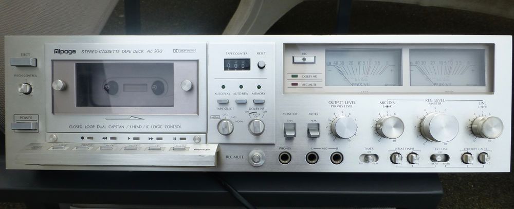 Platine K7 vintage ALPAGE AL300 400 Aizenay (85)