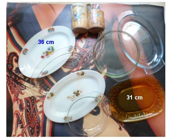 plats et assiettes plates, creuses, � dessert - saladiers... 3 Martigues (13)