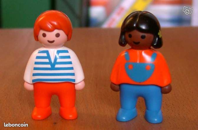 Playmobil - Lot De 2 Figurines Geobra - 1990 8 Argenteuil (95)