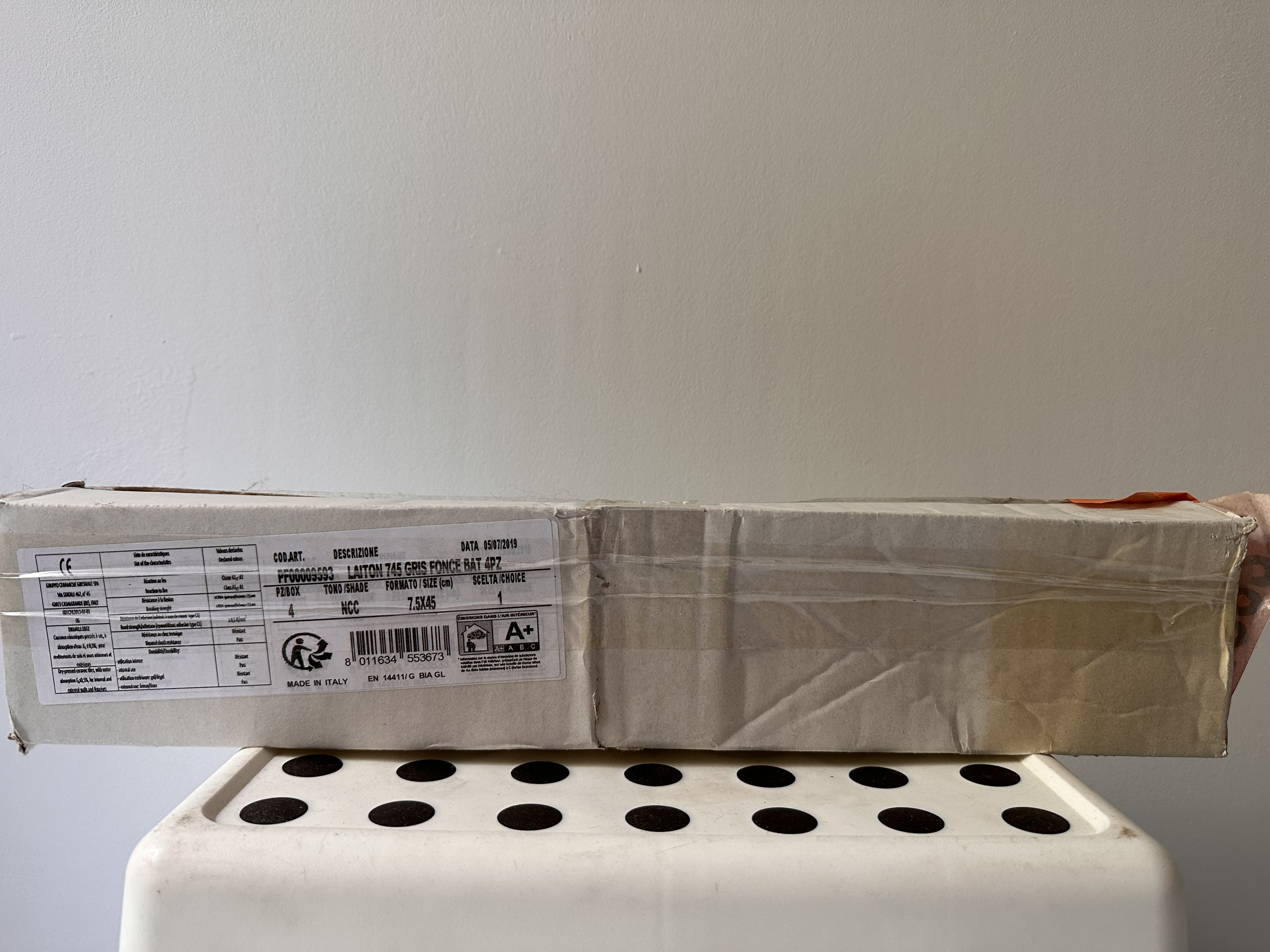 Plinthes gr�s 7,5x45 10 Bordeaux (33)