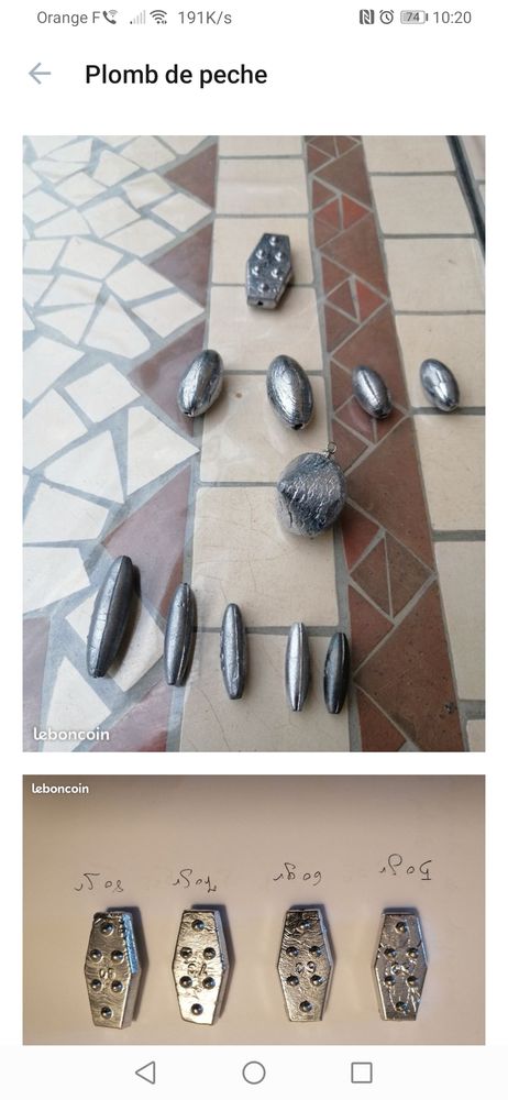 plomb de p�che 1 Aigues-Mortes (30)