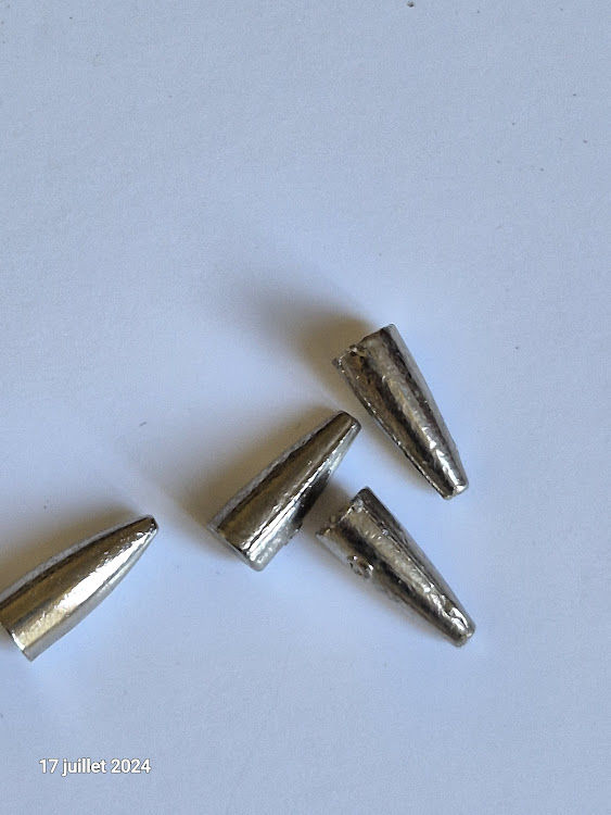 Lot de 4 plombs Catherine Dandinette Balle 10 g et 3 plombs 7 Saumur (49)