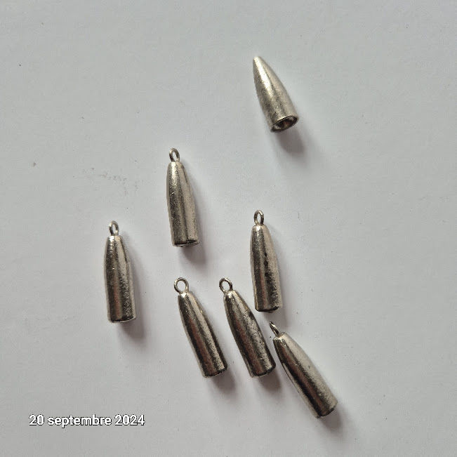 Lot de 7 plombs Catherine Dandinette Balle 10 g 6 Saumur (49)