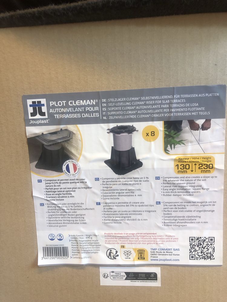 plots Cl�ment r�glables 3 Quimper (29)