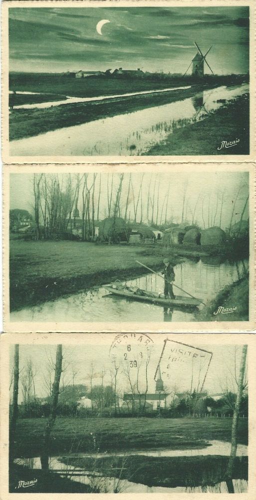 Les plus beaux paysages de la VEND�E MARA�CHINE - 3 CPA 9 Blaye (33)