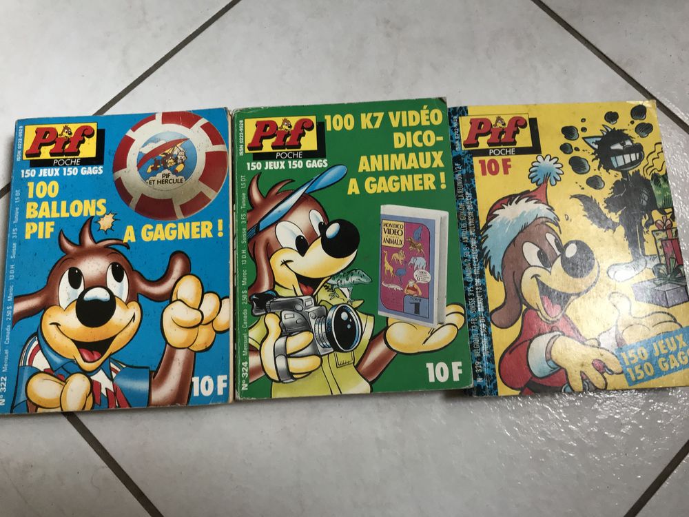 PIF POCHE & PLACID & MUZO COUV CARTONNEE  VINTAGE  2 Saint-Genis-Laval (69)