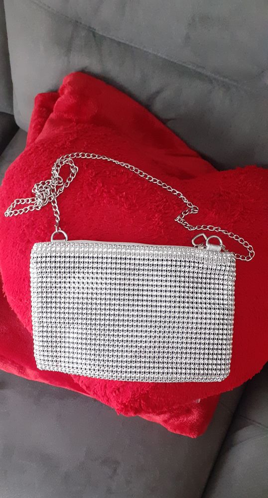 Pochette avec strass,  22 x 15 cm. Neuve 6 Dijon (21)