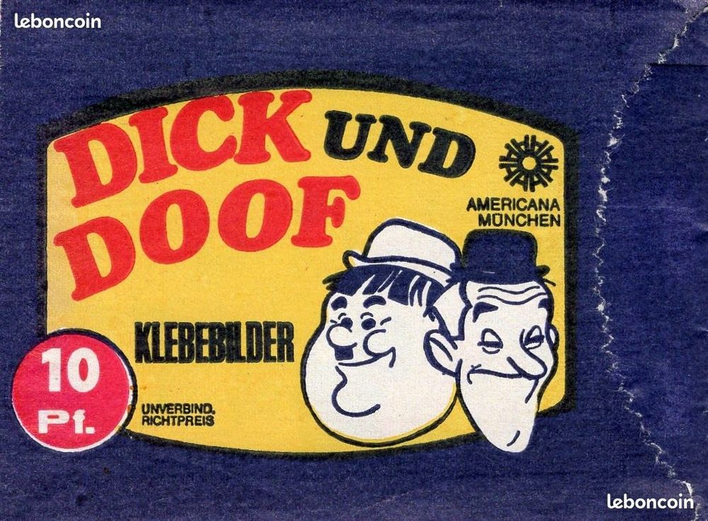 Pochette LAUREL & HARDY - Americana M�nchen - 1971 12 Argenteuil (95)