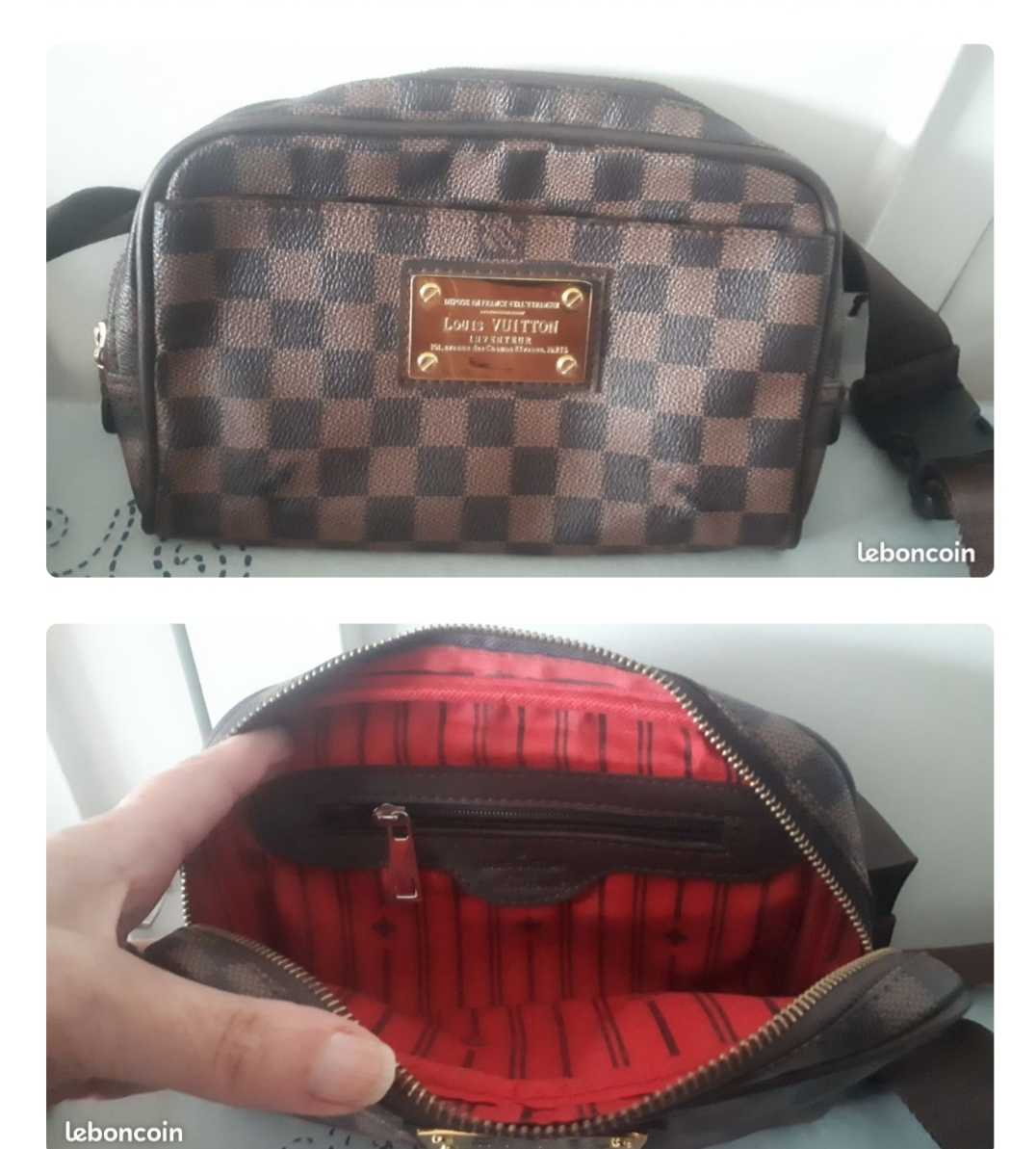 Sac pochette Louis Vuitton �  damiers 350 Villemomble (93)