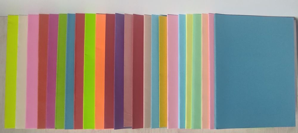 Pochettes cartonn�es �paisses multi couleurs NEUVES A4 6 Metz (57)