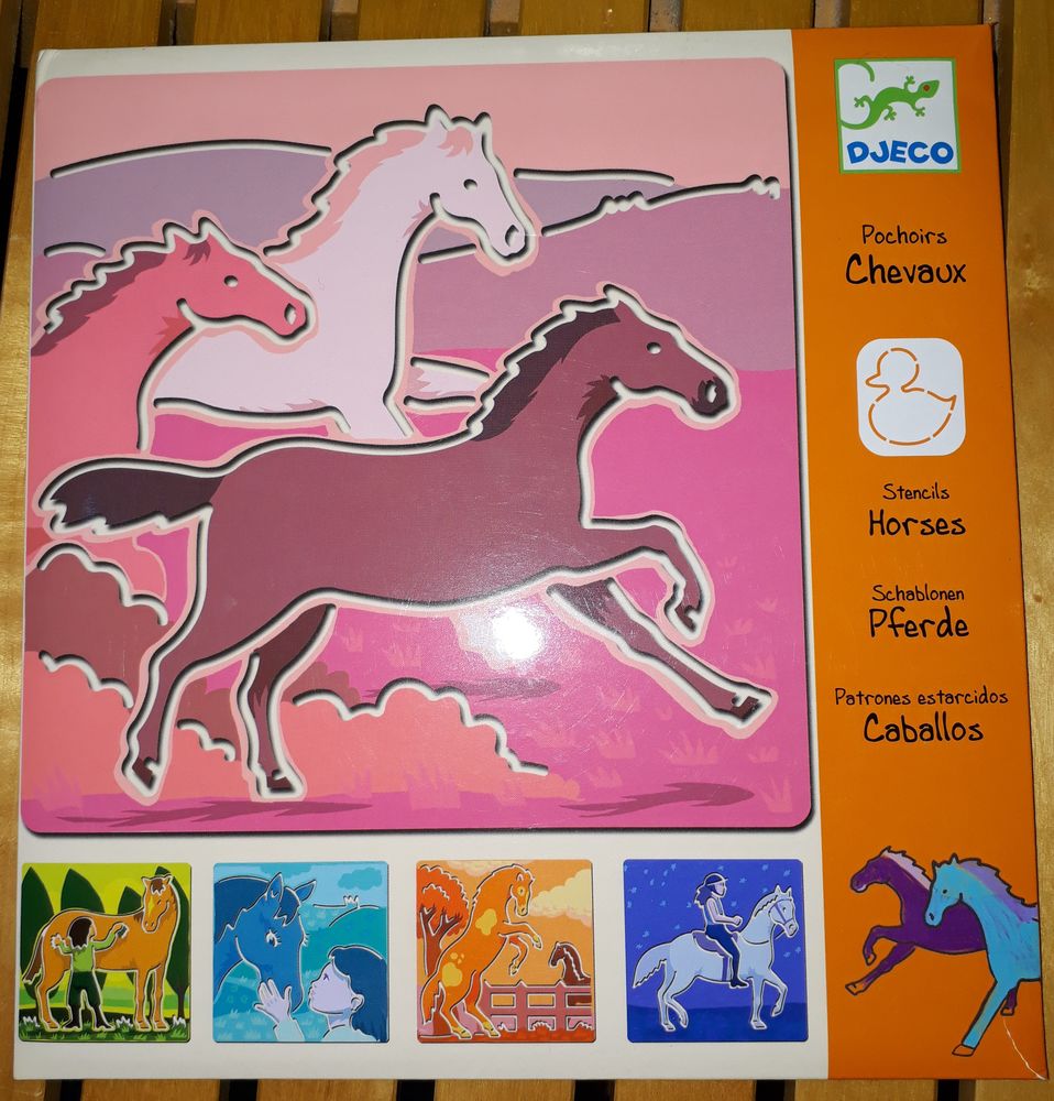 5 pochoirs Chevaux Djeco Etat neuf 7 Oloron-Sainte-Marie (64)