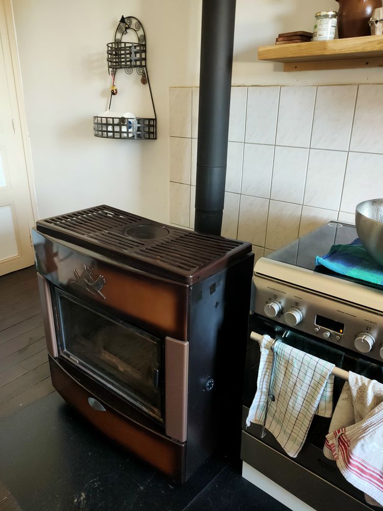 Po�le � bois en fonte  SUPRA  11kw 400 Bohas (01)