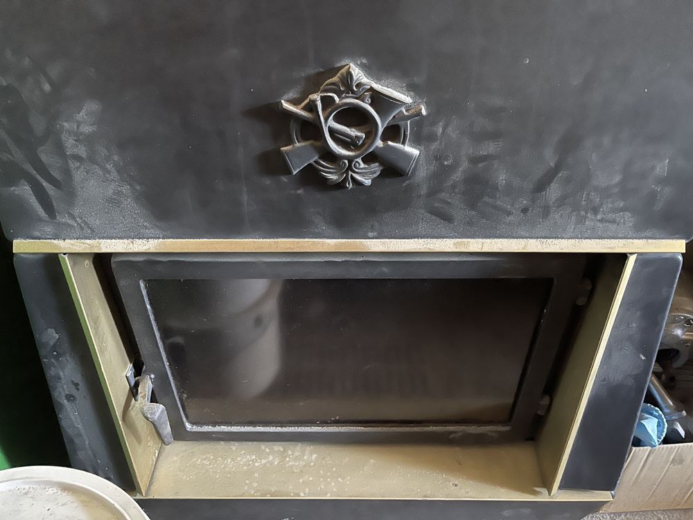 Po�le � bois Godin avec grande vitre 500 Biot (06)