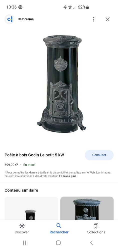 Po�le � bois GODIN 0 Sarralbe (57)