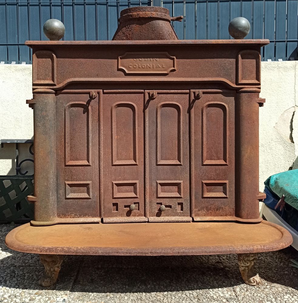 Po�le � bois Godin Colonial en fonte 150 Chelles (77)