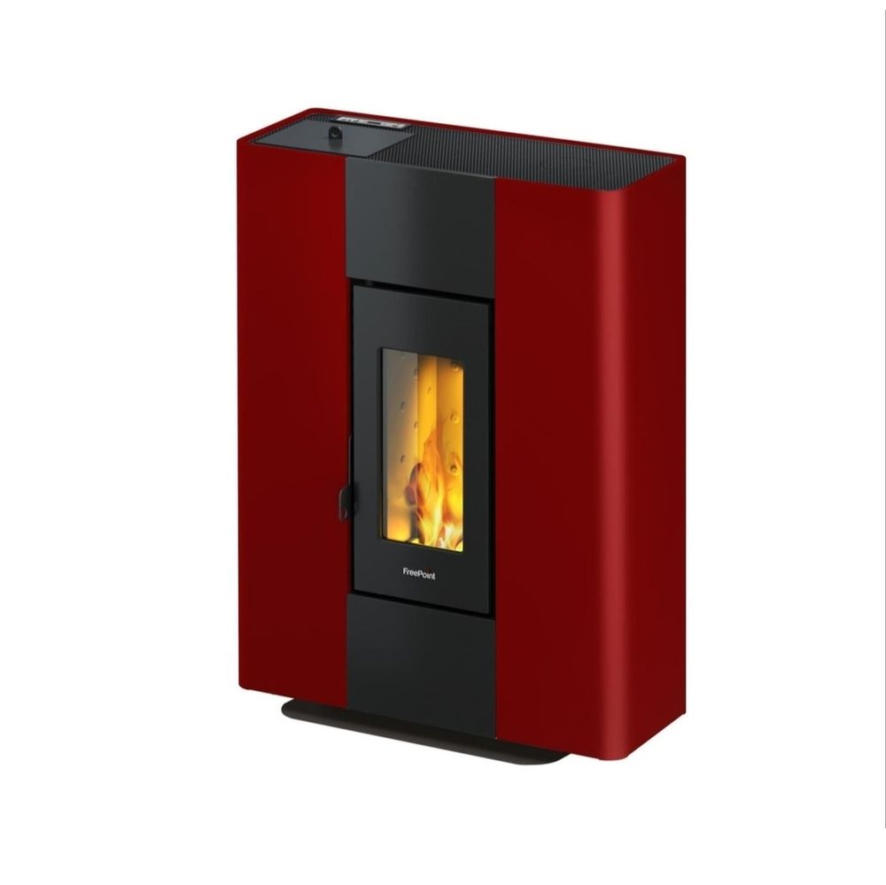 Po�le � Pellet granul�s Freepoint Roxy 7kw rouge 900 Halluin (59)