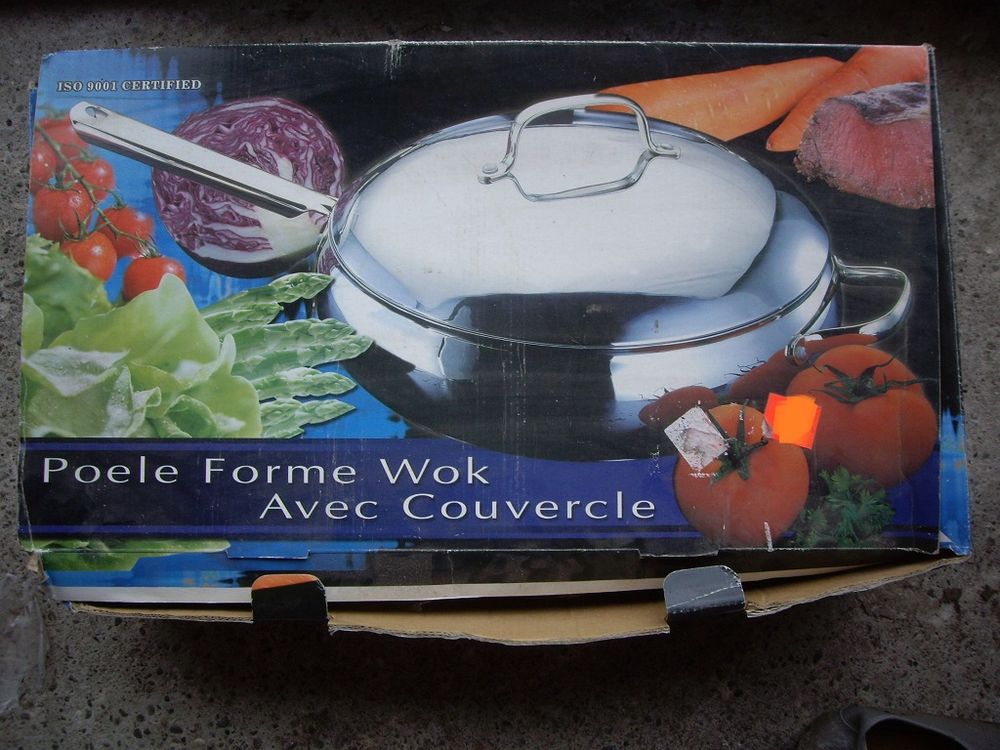 Po�les forme Wok avec couvercle - neuves 23 Bouxwiller (67)