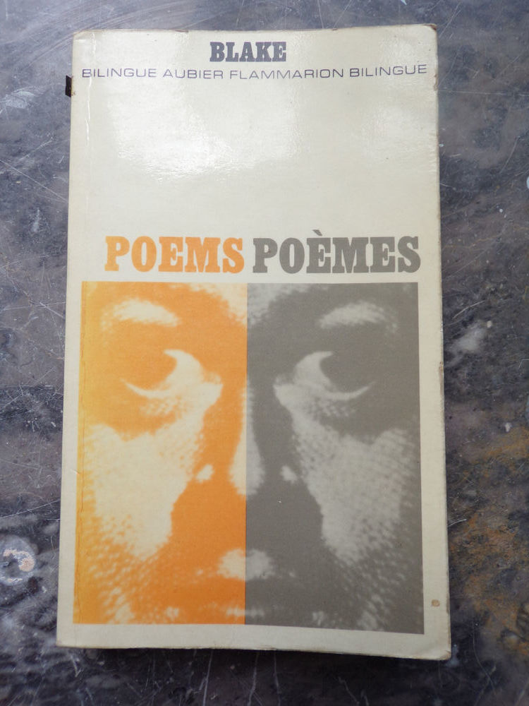 Poems poèmes par William Blake aux éditions Aubier-Flammario 2 Laval (53)