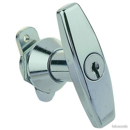 Poign�e � cl� 1127 chrom�e avec came1095-755 40 Serres-Castet (64)