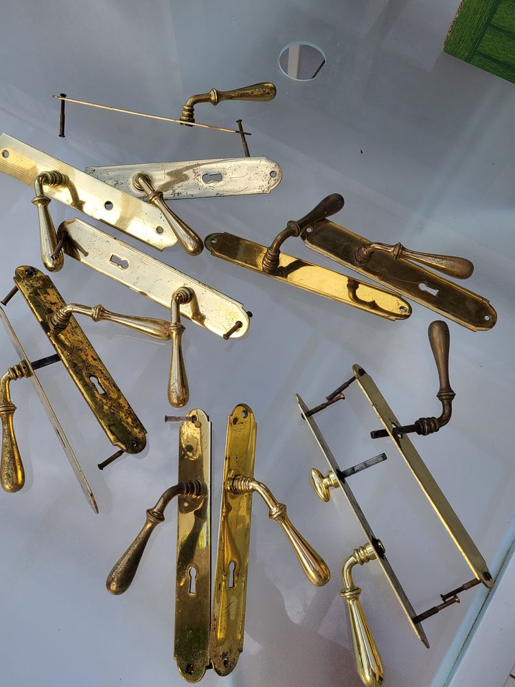 lot de 6 poign�es de porte+ 2 appliques verre 20 Le Grau-du-Roi (30)