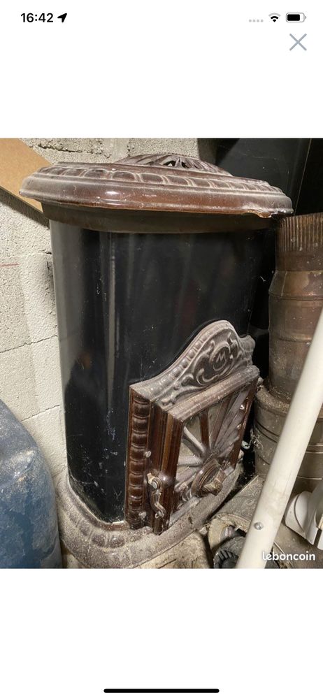 Poil � bois en fonte �maill�e 650 Lan�on-Provence (13)