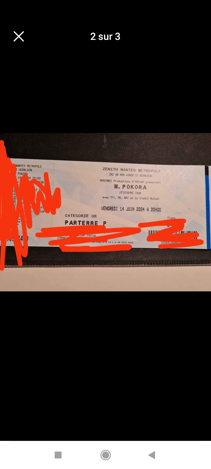 M Pokora Zenith Nantes vendredi 14 juin 2024 100 Mandelieu-la-Napoule (06)