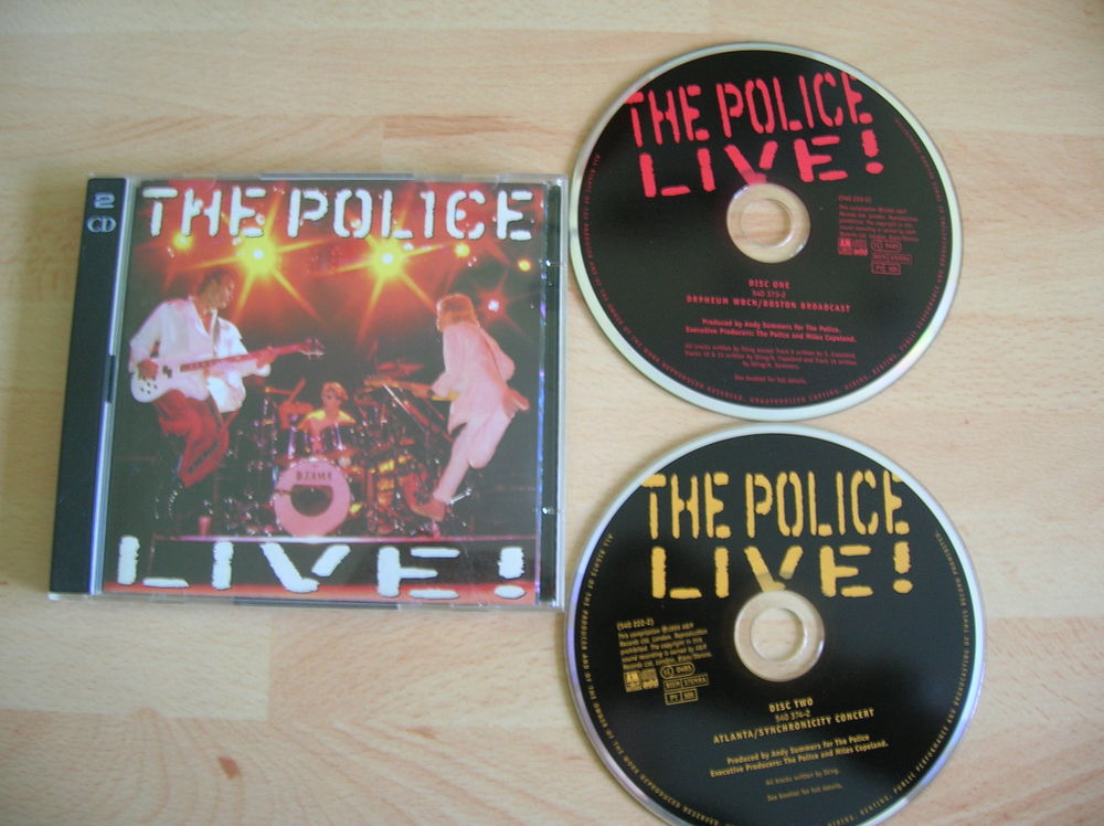 CD THE POLICE Live ! (2 Cd) 9 Nantes (44)