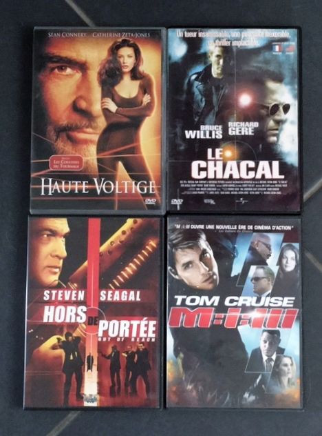 Lot de 4 DVD Policier et Action. 10 Saint-Laurent-du-Var (06)