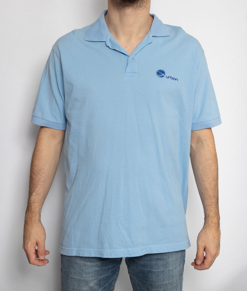 Polo bleu avec logo Urban 5 Montataire (60)