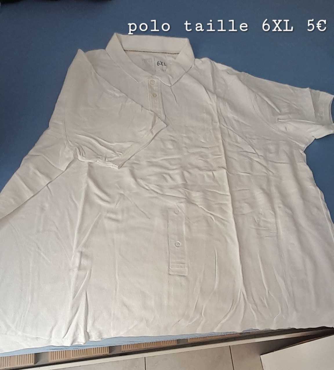 polo homme blanc 5 Lomme (59)