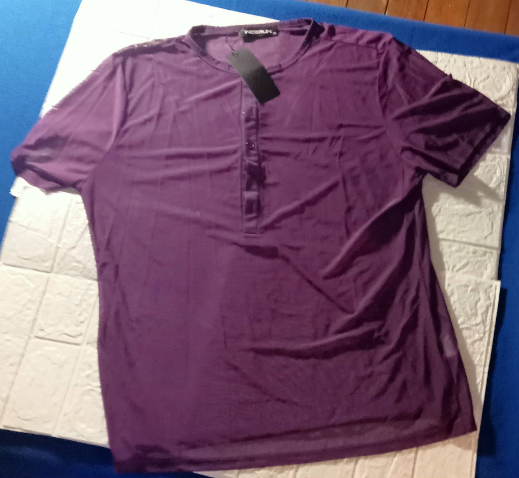Polo homme � manche courte en colorie violet T3XL 12 Lyon 9 (69)
