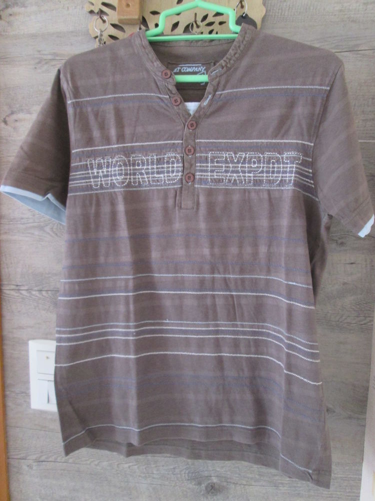 Polo marron manches courtes Armand Thiery taille M 11 Chauriat (63)