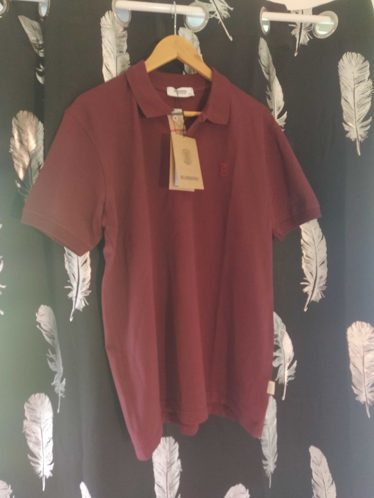polo rouge bordeaux Burberry neuf plusieurs tailles 27 Paris 18 (75)