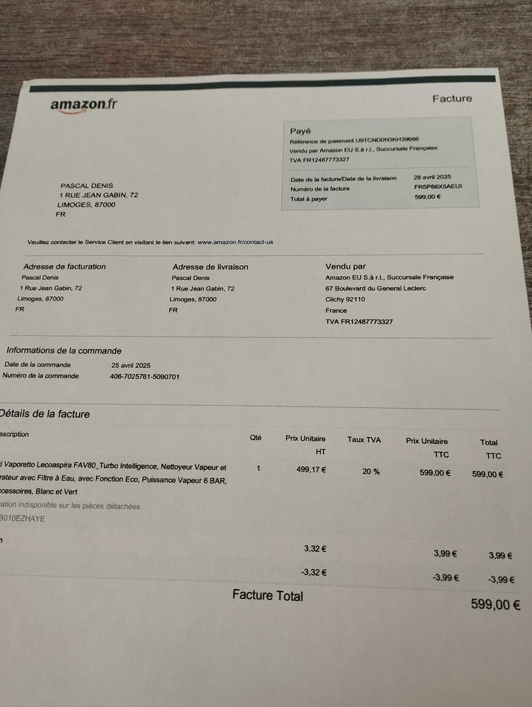 polti vaporetto 400 Limoges (87)