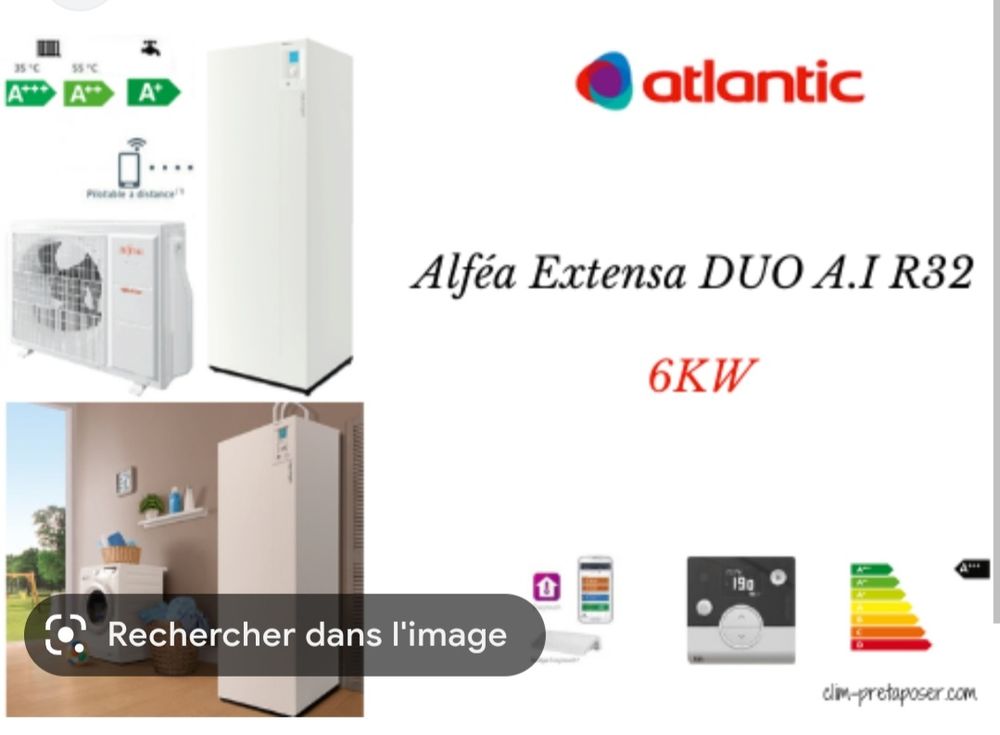 POMPE A CHALEUR ALFEA extensa pac atlantic 6kw neuve 4000 Sainte-Souline (16)