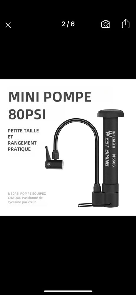 pompe v�lo 3 mod�le 1 Villeurbanne (69)