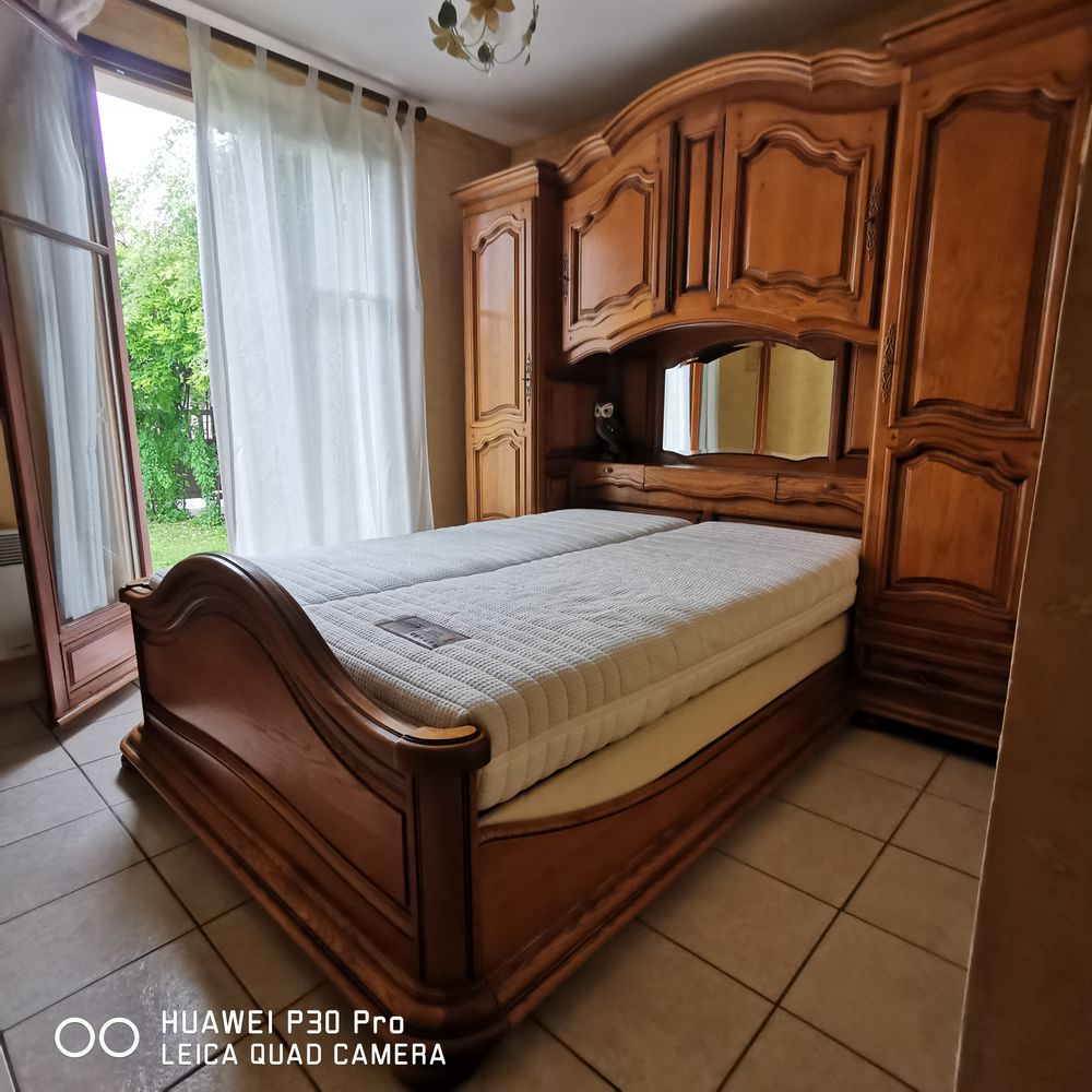 Lit pont �lectrique en bois avec matelas 0 Villenauxe-la-Grande (10)